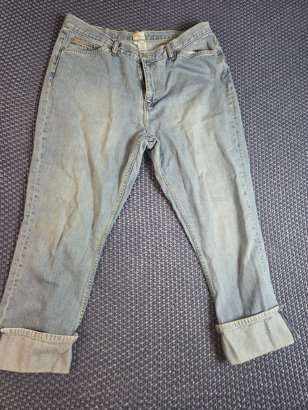 Calvin Klein Jeans Light Blue Cropped Women's Jeans